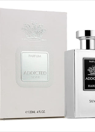 HAMIDI Addicted Silver Parfum 120ml 4 FL.OZ Long Lasting