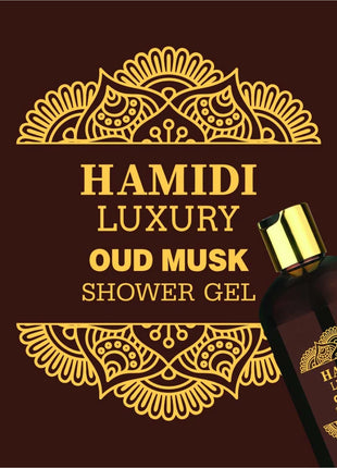 Hamidi Luxury Oud Musk Shower Gel by armaf - pack of 1 -