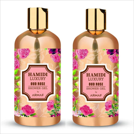 Hamidi Luxury Oud Rose Shower Gel BY ARMAF 500ML - PACK OF 2
