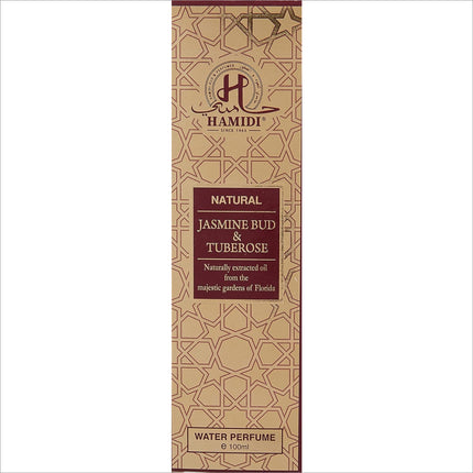 Hamidi Natural Jasmine Bud & Tuberose Water Perfume Spray