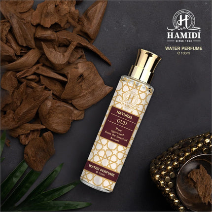 Hamidi Natural Oud Water Perfume 100ml for Unisex - Eau De