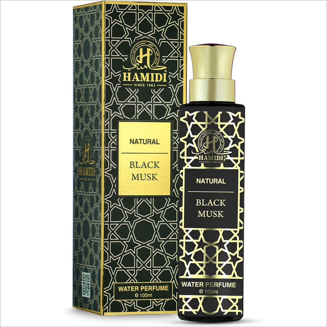 Hamidi Non Alcoholic Natural Black Musk Water Perfumes