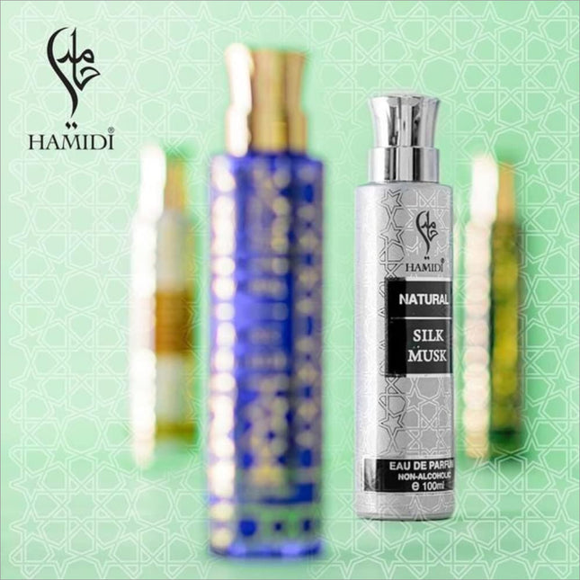 Hamidi Non Alcoholic Natural Silk Musk Water Perfumes