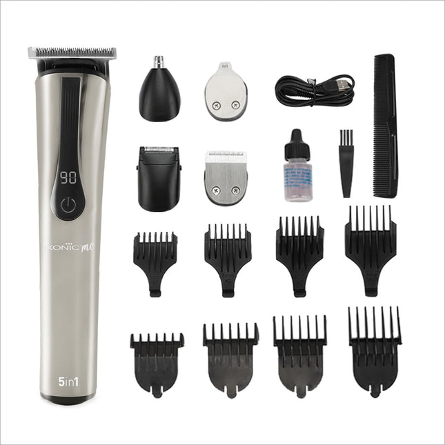 Ikonic 5 In 1 Express Groomer Trimmer with Stainless Steel