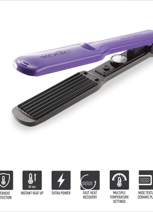 IKONIC Crimp & Style Hair Crimper,Purple - Hair styling