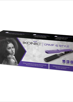 IKONIC Crimp & Style Hair Crimper,Purple - Hair styling