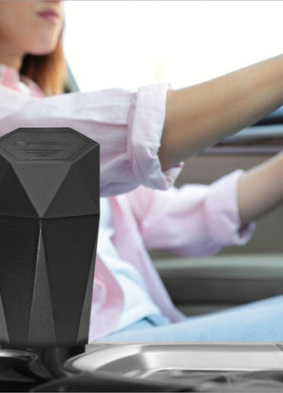 Involve Diamond Shape Car Dustbin/Trash Can- Stylish