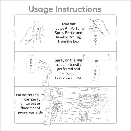 instructions for how to use a car air freshener