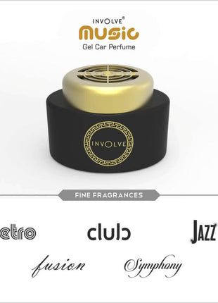 INVOLVE Music Retro Fragrance Gel Car Perfume