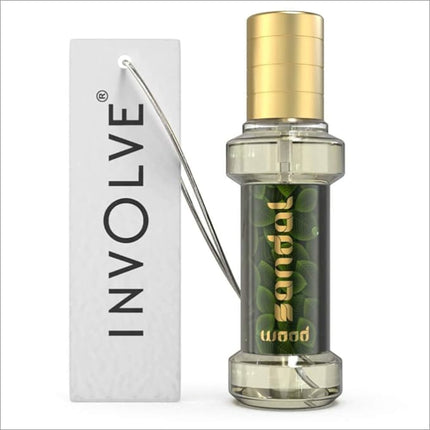 a bottle of inovie perfume next to a box