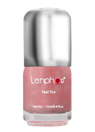 Lenphor Chrome Finish Nail Tints 12 ml - Pink Metal - NAIL