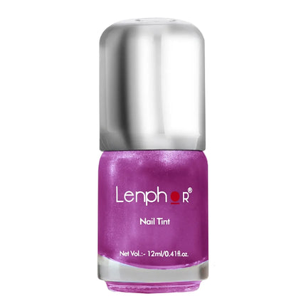 Lenphor Chrome Finish Nail Tints 12 ml - Purple Rage - NAIL