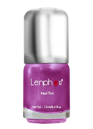 Lenphor Chrome Finish Nail Tints 12 ml - Purple Rage - NAIL