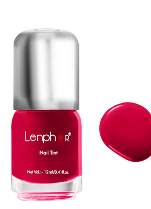 Lenphor Gel Finish Nail Tint 12 ml - Bloody Cherry - NAIL