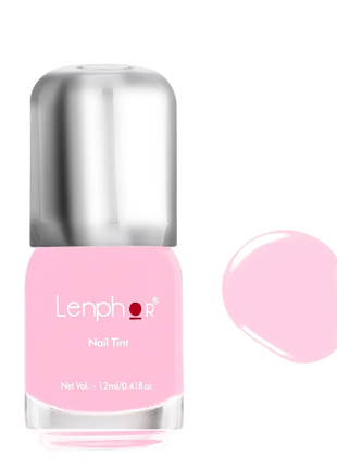 Lenphor Gel Finish Nail Tint 12 ml - Bubblegum Pink - NAIL