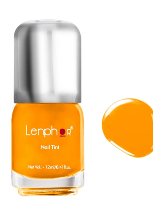 Lenphor Gel Finish Nail Tint 12 ml - Saffron Babe - NAIL