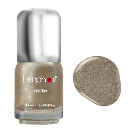 Lenphor Glitter Nail tint 12 ml - Silver Linings - NAIL