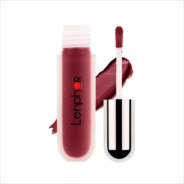 Lenphor Lasche It Liquid Lipstick - Vermilion Wine - LIQUID