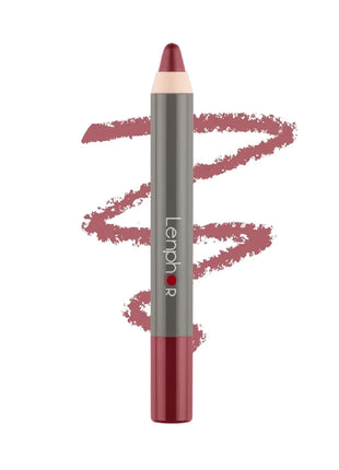 Lenphor Matt Show-off Lip Crayon - Wine Nude - LIPSTICK