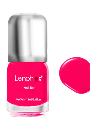 Lenphor Matte Finish Nail tint 12 ml - Pink Aura - NAIL