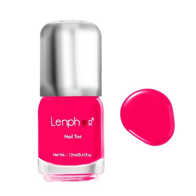 Lenphor Matte Finish Nail tint 12 ml - Pink Aura - NAIL