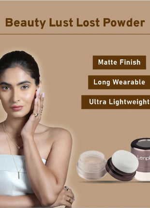 Lenphor Matte Loose Powder - dusting powder