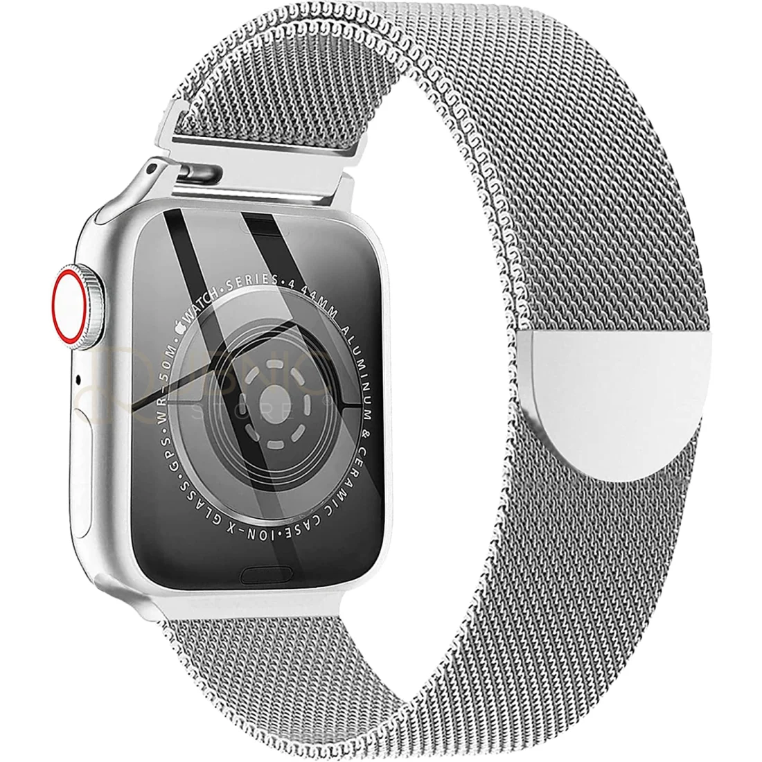 LMT  Accessory: Siksniņa Apple Watch 38/40/41mm Silver Milanese Loop