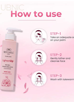 MITCHELL USA FLAW-less LightenUp Mirco Dermabrasion Cleanser