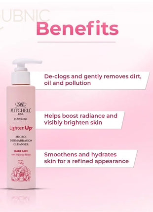 MITCHELL USA FLAW-less LightenUp Mirco Dermabrasion Cleanser