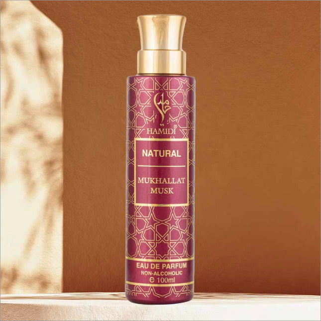 NATURAL MUKHALLAT MUSK WATER PERFUME - 100ML - PERFUME