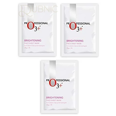 o3+ Brightening Sheet Mask pack of 3 - SHEET MASK