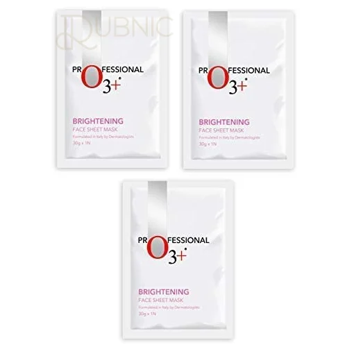 o3+ Brightening Sheet Mask pack of 3 - SHEET MASK