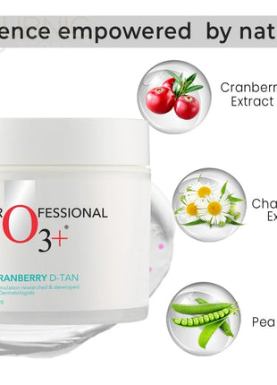 o3+ Cranberry D Tan pack - FACE MASK