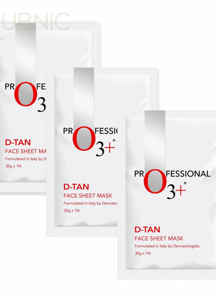 D-Tan Face Sheet Mask pack of 3 - SHEET MASK