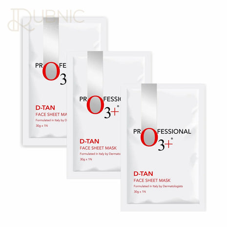 D-Tan Face Sheet Mask pack of 3 - SHEET MASK