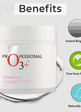 o3+ Dtan Pack 300 gm - FACE MASK