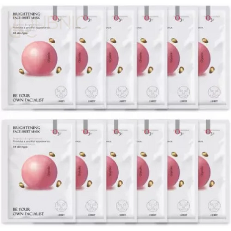 O3+ Facialist Brightening Face Sheet Mask With Glycolic pack