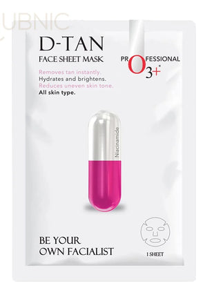 O3+ Facialist Dtan Face Sheet Mask pack of 12 - SHEET MASK