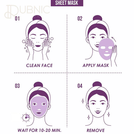 O3+ Facialist Glow Sheet Mask pack of 12 - SHEET MASK