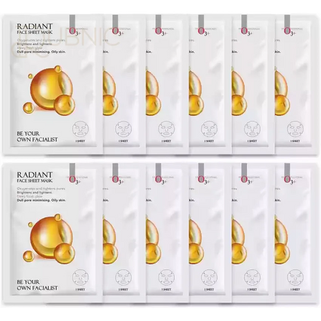 O3+ Facialist Radiant Face Sheet Mask pack of 12 - SHEET