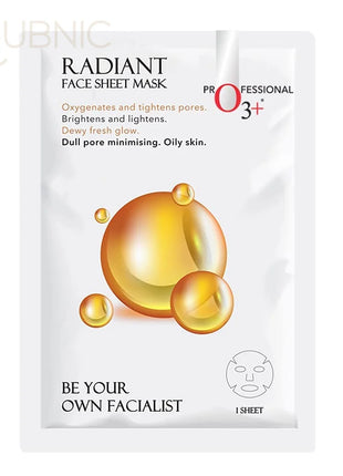 O3+ Facialist Radiant Face Sheet Mask pack of 2 - SHEET MASK