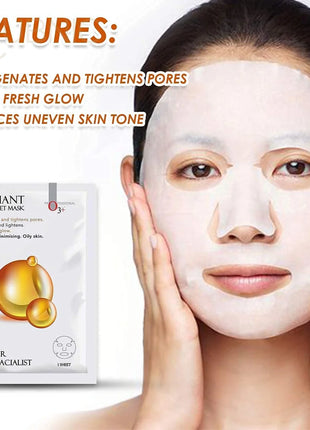 O3+ Facialist Radiant Face Sheet Mask pack of 2 - SHEET MASK