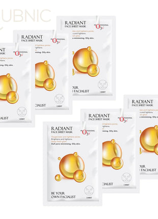 O3+ Facialist Radiant Face Sheet Mask pack of 6 - SHEET MASK