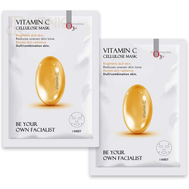 O3+ Facialist Vitamin C Cellulose Mask pack of 12 - SHEET
