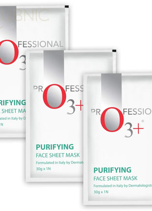 o3+ Purifying Face Sheet Mask pack of 3 - SHEET MASK