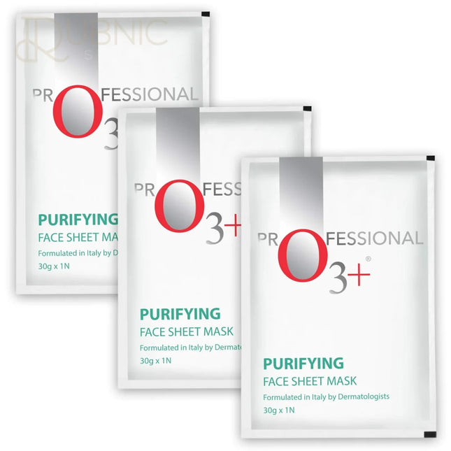 o3+ Purifying Face Sheet Mask pack of 3 - SHEET MASK