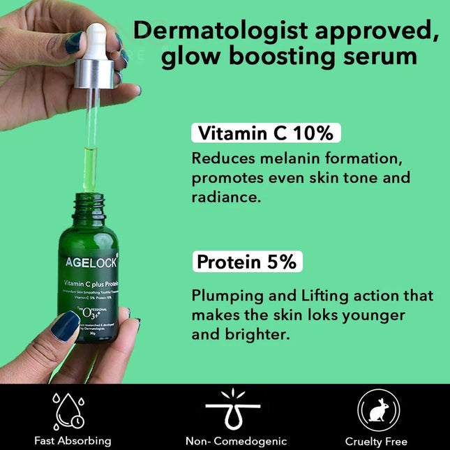 o3+ Vitamin C plus Protein for mature skin - FACE SERUM