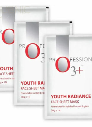 Youth Radiance Face Sheet Mask pack of 3 - SHEET MASK