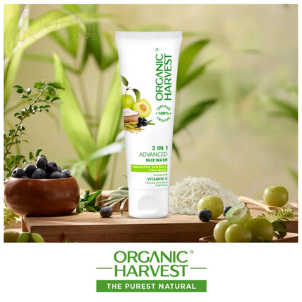 Organic Harvest 3-in-1 Advanced Face Wash - face wash