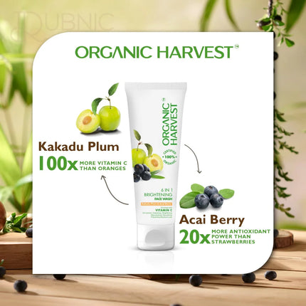 Organic Harvest 6-in-1 Brightening Face Wash - face wash